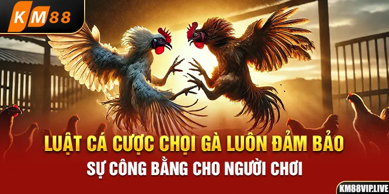 Luật cá cược chọi gà luôn đảm bảo sự công bằng cho người chơi 